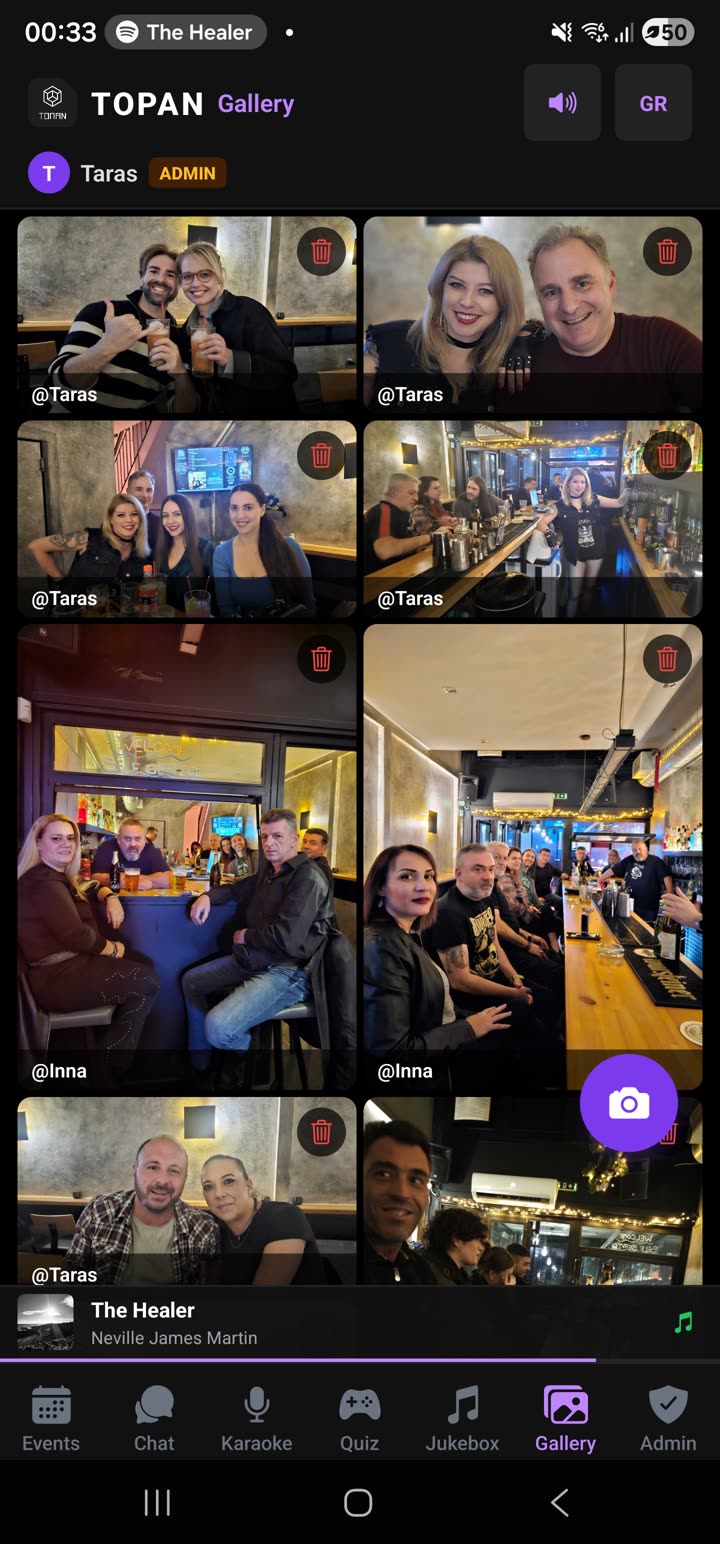 Topan Bar — Gallery masonry